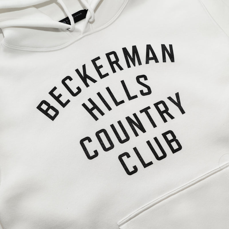 BECKERMAN HILLS HOODIE WHITE