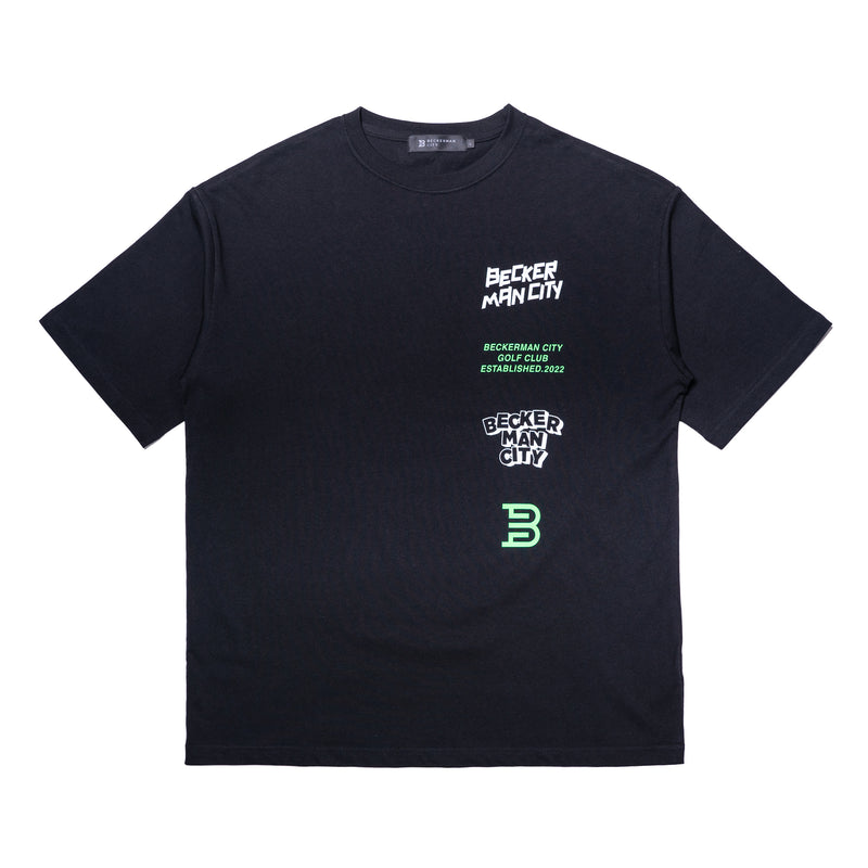 MULTI LOGO BIG T-Shirt BLACK