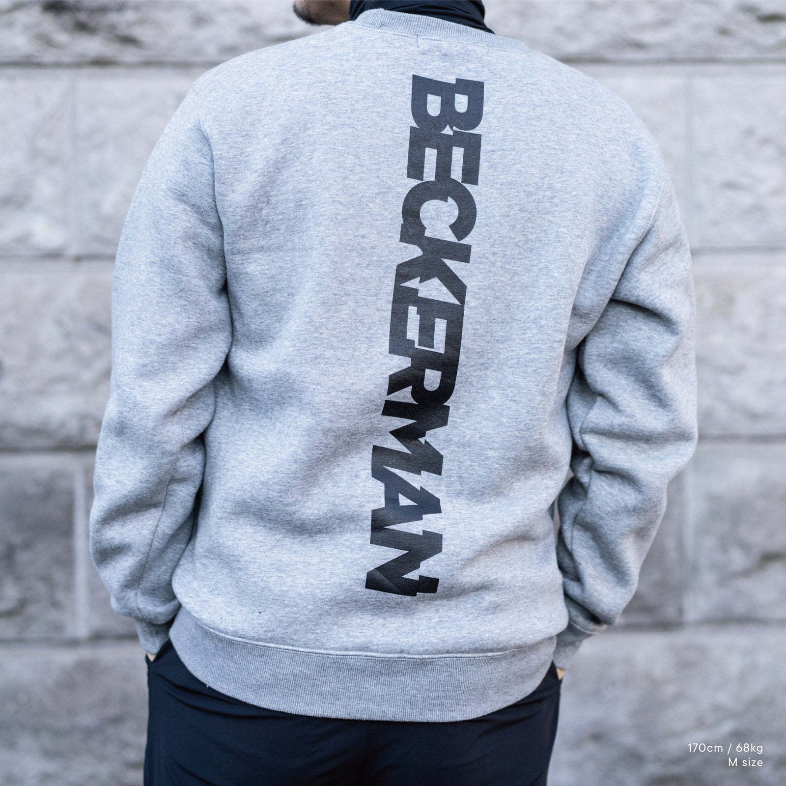 BECKERMAN ILLUST SWEAT GRAY – BECKERMAN CITY