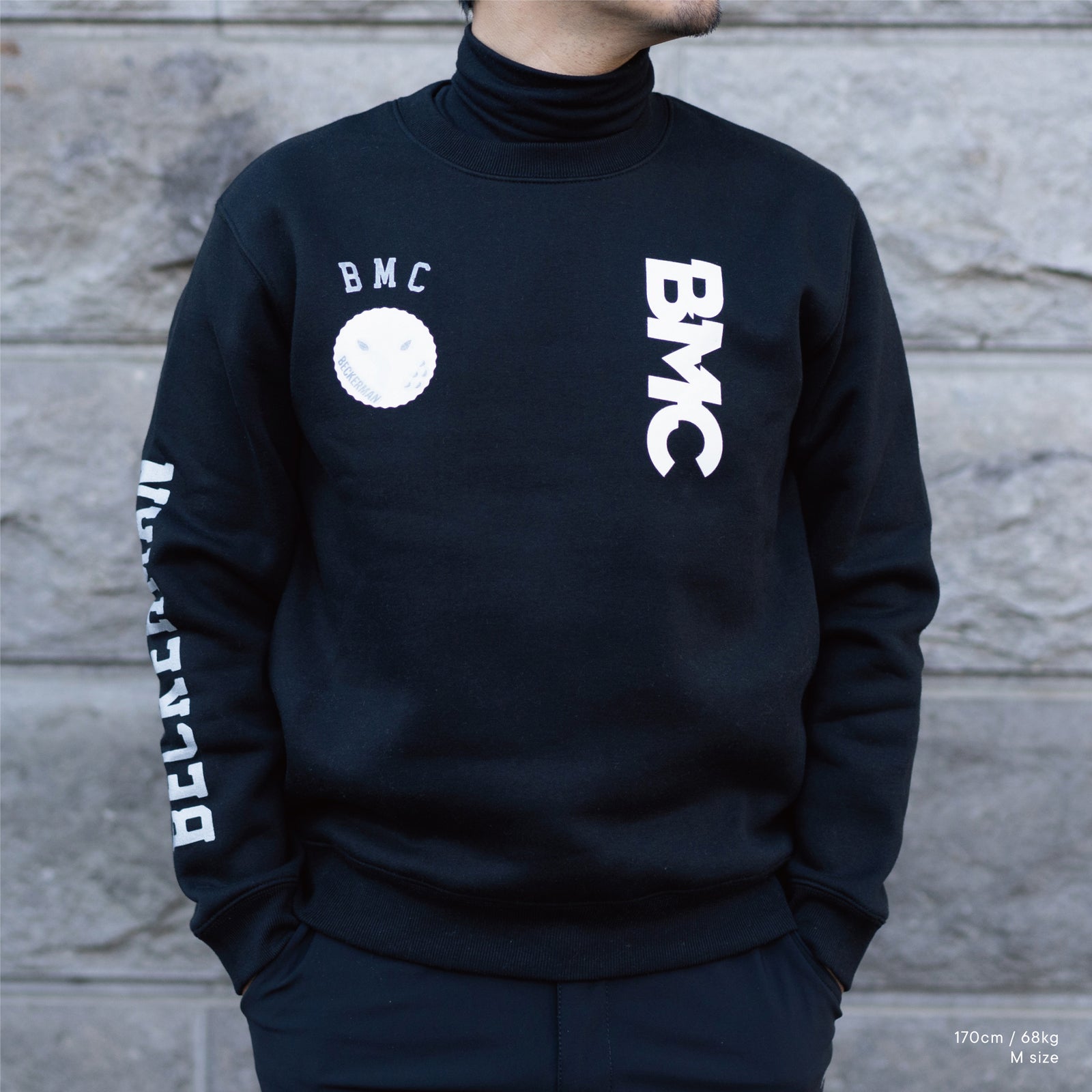 BECKERMAN ILLUST SWEAT BLACK – BECKERMAN CITY