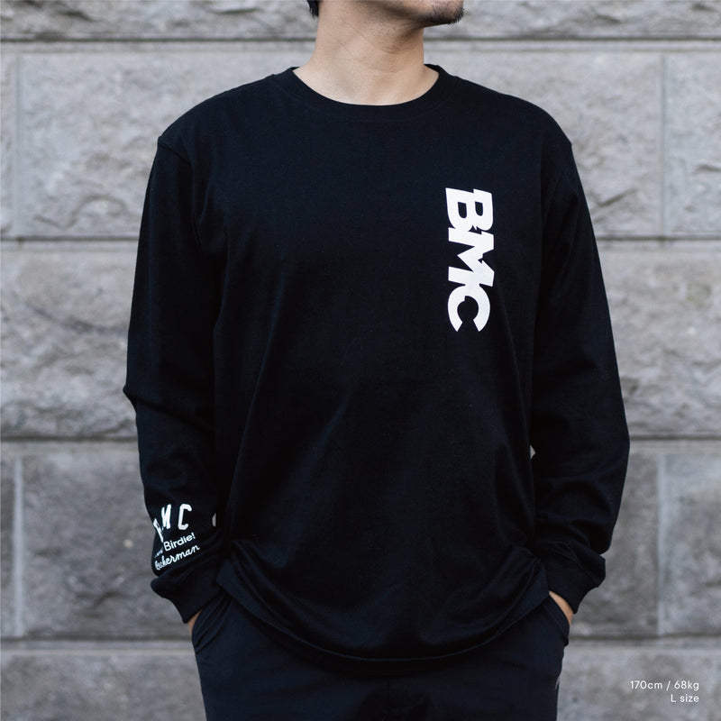 BIG-LOGO LONG-T BLACK