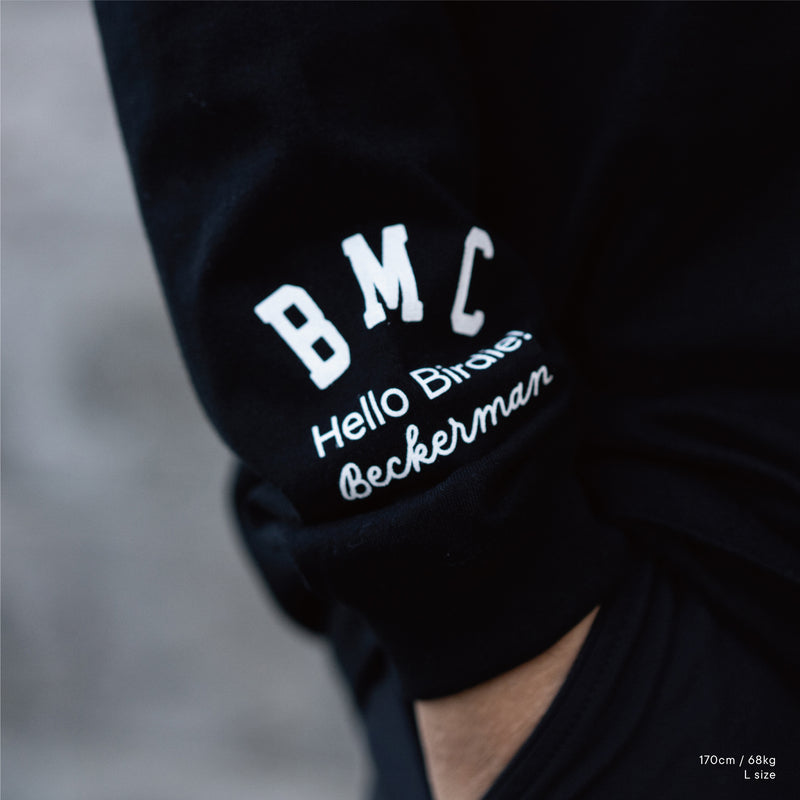 BIG-LOGO LONG-T BLACK