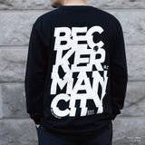 BIG-LOGO LONG-T BLACK