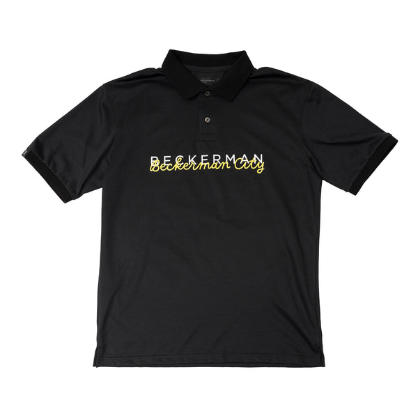 BECKERMAN Polo Shirt BLACK