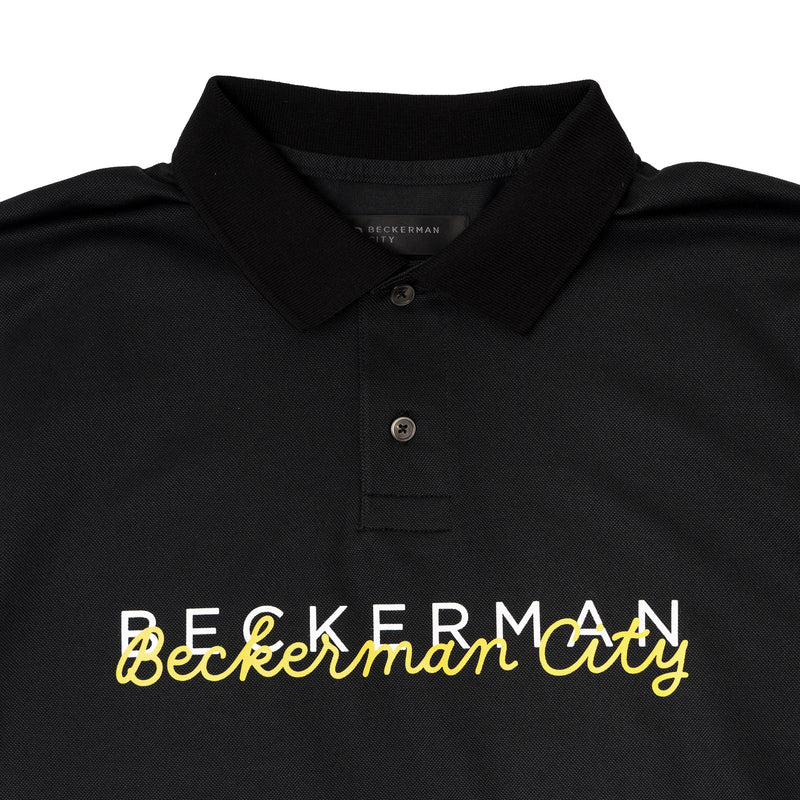 BECKERMAN Polo Shirt BLACK