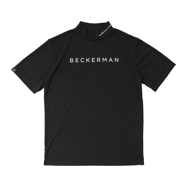 BECKERMAN Mock Neck Shirt BLACK