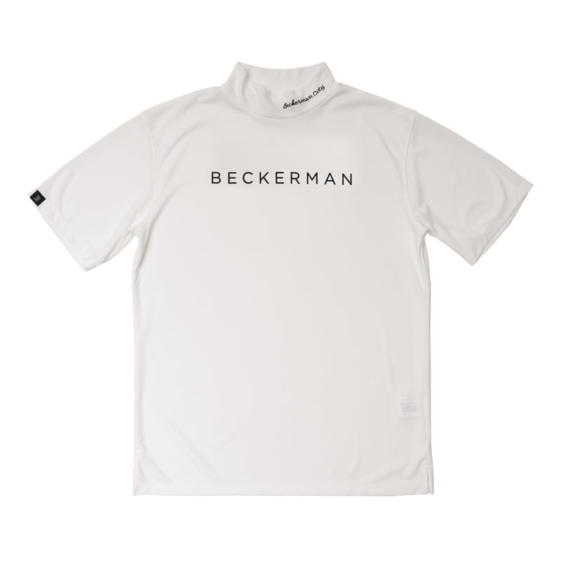 BECKERMAN Mock Neck Shirt WHITE