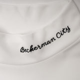 BECKERMAN Mock Neck Shirt WHITE