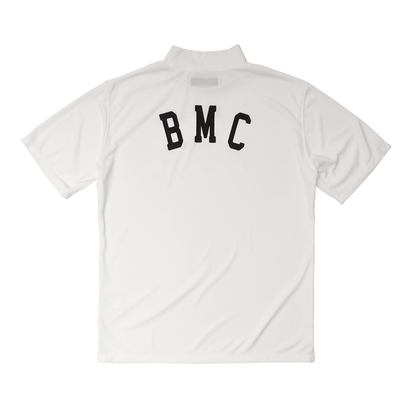 BECKERMAN Mock Neck Shirt WHITE