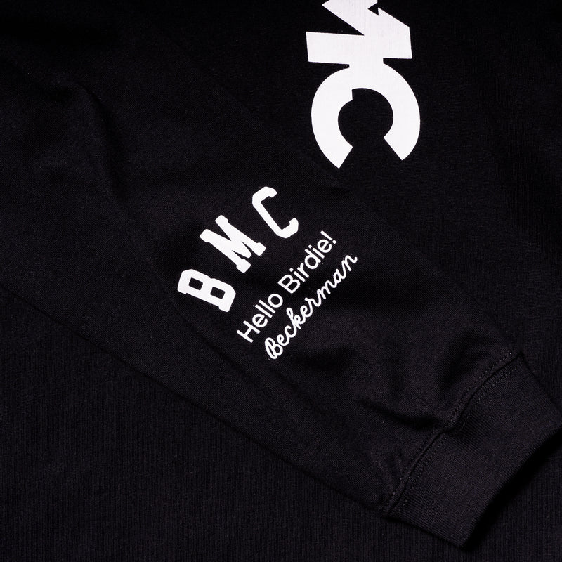 BIG-LOGO LONG-T BLACK